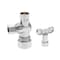 Proline Series ProLine 5/8 in. Compression X 3/8 in. Compression Chrome Plated Angle Valve 190-032LK - alternate 2